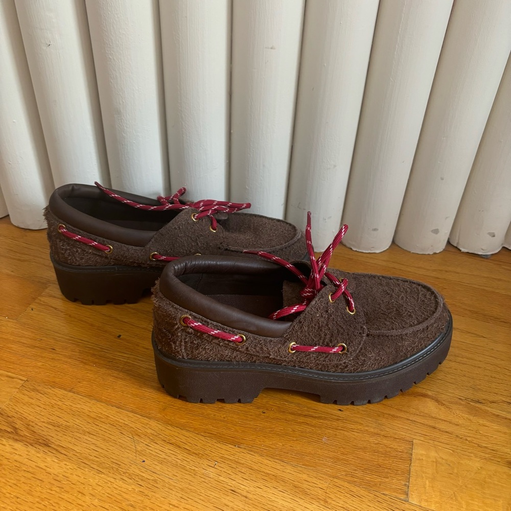 Jeffrey Campbell lug sole boat shoe loafer - Picture 6 of 7